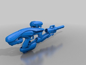 destiny exotic fusion rifle vex mythoclast 1 scale - added support printing games game weapon 3d print model - Mito3D