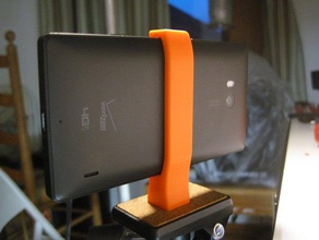 nokia lumia 929 tripod mount mobile phone photo pictures smartphone windows 3d print model - Mito3D
