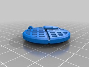 waffle charm butter fixed 3d printing 3d print model - Mito3D