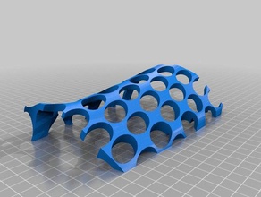 holey 3d printed cast biology healing health 3d print model - Mito3D