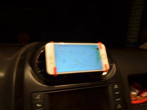 sujetador iphone 6 jeep compass Handy carmount 3d print model - Mito3D