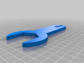 open-ended wrenches - 39mm 42mm hand tools drain pipe wrench 3d print model - Mito3D