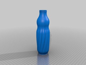 içme şişe konsept çalışması 05 l mutfak ve yemek tasarım flask nestle pet 3d print model - Mito3D