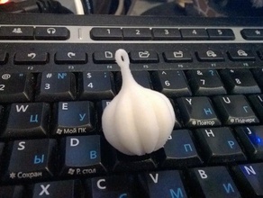 garlic keychains 3d print model - Mito3D