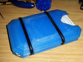 einfache Karte Brieftasche - Zubehör 3d Tür Halter pass gedruckt wallet 3d print model - Mito3D