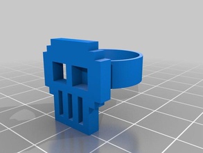 TOTENKOPF Kinder Ringe angepasst 3d print model - Mito3D