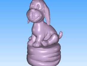 wum - seduta del cane animali 3d print model - Mito3D