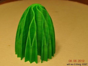 ağlayan Söğüt ağacı 0 rev heykeller arada sanat geometri süsleme 3d print model - Mito3D
