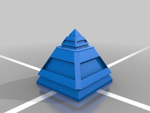 pyramid buildings & structures egypt egyptian 3d print model - Mito3D