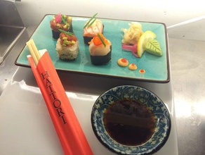 sushi cube 0shizusi boite à nourriture et boisson assiette de sushis 3d print model - Mito3D