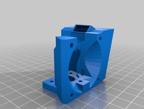 mini kossel fine a caldo con due ventole da 40 mm + Stampante 3d parti ventola di raffreddamento jhead più fresco monte 3d print model - Mito3D