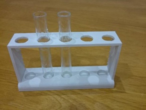fish tank test tubes holder pets tube 3d print model - Mito3D