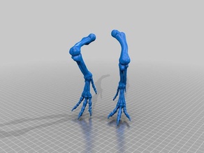 t-rex jambes animaux 3d print model - Mito3D