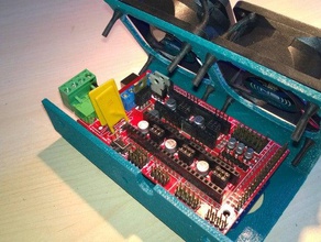 rampalar tipi fan plaka 3d yazıcı aksesuarları mount monte edin 3d print model - Mito3D