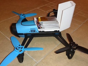bebop 2500mah batterypack r c vehicles akku battery drone parrot 3d print model - Mito3D