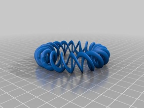 helix bracelet 3d print model - Mito3D