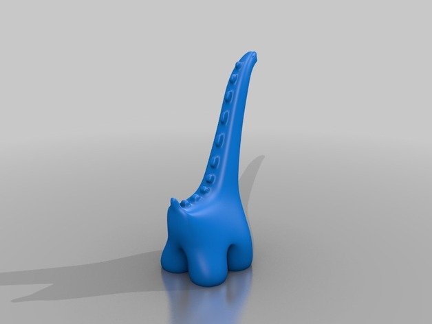 squishy di dinosauro le creature ninjaflex 3D print model - Mito3D