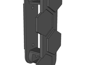 favo de mel maçaneta da porta buzzbox gabinete Impressora 3d acessórios afinia até mais 2 3d print model - Mito3D