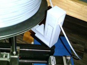 printrbot spool holder clip 3d printer accessories simple metal 3d print model - Mito3D