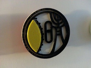 ramen halu badge leash cover accessories 3d print model - Mito3D