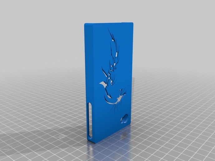 iphone 4s dragon design mobile cas 3D print model - Mito3D