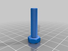 my customized nut job m6 washer parts 3d print model - Mito3D