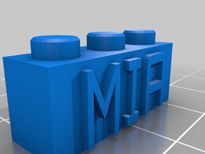mia-lego construction toys customized 3d print model - Mito3D