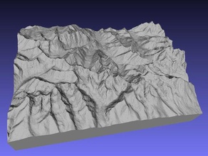tatra mountains - slovakia poland learning 3d maps geodesy geography geology raised relief map topography 3d print model - Mito3D