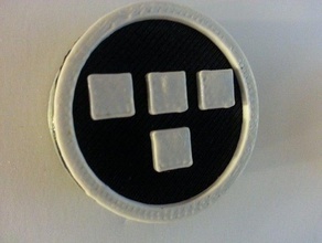 tron badge leash cover accessories 3d print model - Mito3D
