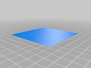 pazel i puzzle su misura 3d print model - Mito3D