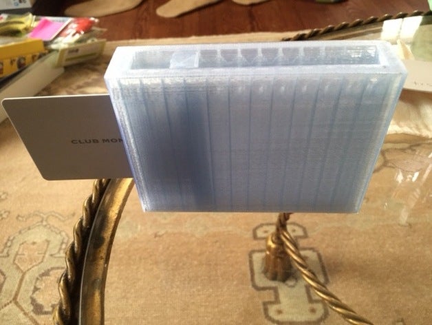 regalo scatola di carta costruito dispositivo scorrimento i puzzle card giftbox giftcard 3D print model - Mito3D