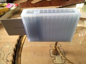 hediye kartı kutusu kaymak inşa edilmiş bulmaca giftbox giftcard 3d print model - Mito3D