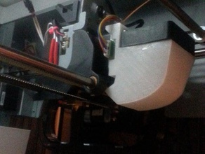 da vinci extruder montiert fan-duct 3d Drucker Zubehör davinci da-vinci-fan xyzprinting xyz xyz-fan xyz-Drucker 3d print model - Mito3D