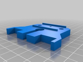 flashforge creator extruder feeder mount plate 3d printer parts 3d print model - Mito3D