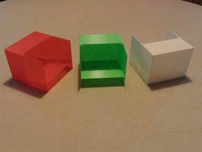 caja apilable - portaherramientas y cajas apila cuadro de envase b 3d print model - Mito3D