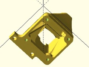 taz fan dual duct smaller screw holes 3d printer accessories 3d print model - Mito3D