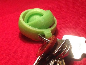 Kreisel-keyring Schlüsselanhänger Gyroskop keyring 3d print model - Mito3D
