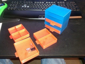 box stacker organization stack desktop holder 3d print model - Mito3D