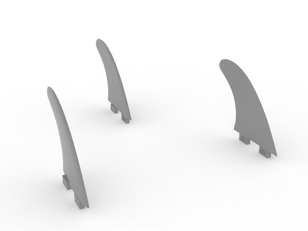 propulsor de aletas fcs modelo las el surf tabla 3D print model - Mito3D