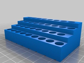 meine angepasste parametrische Schraubendreher-bit-Halter Werkzeug-Halterungen & - Boxen kundengebundene 3d print model - Mito3D