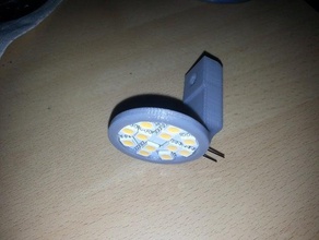 k8200 3drag mount g4 socket led disc lamp 3d printer parts light vellemann 3d print model - Mito3D