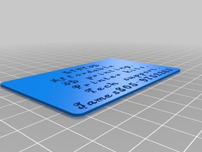 mylift3d2 card organization customized 3d print model - Mito3D