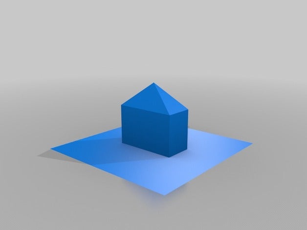 a casa do agregado familiar 3D print model - Mito3D