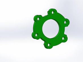 vex roda sou adaptador de polia robótica 3d print model - Mito3D