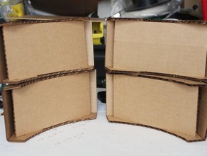 structural packaging net kobuki other box cardboard flatpattern laser cutter 3d print model - Mito3D