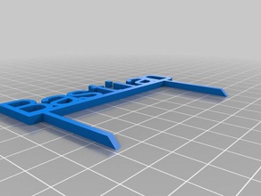 bastian bahçe işareti açık ve özelleştirilmiş 3d print model - Mito3D