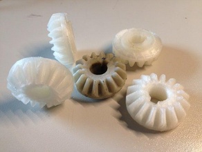 16 teeth conical gear diy bevel 3d print model - Mito3D