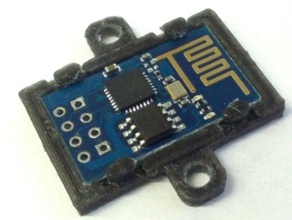 esp8266 wifi modül tutucu elektronik 3d print model - Mito3D