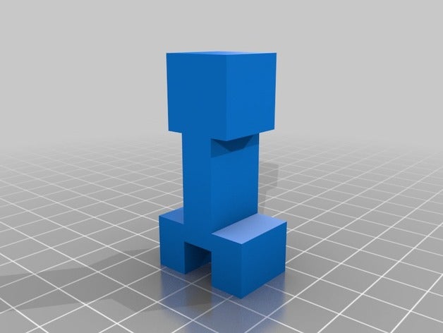 my customized parametric creeper games 3D print model - Mito3D