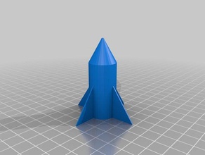 meu personalizados ar comprimido foguete brinquedo & acessórios para jogos personalizado 3d print model - Mito3D